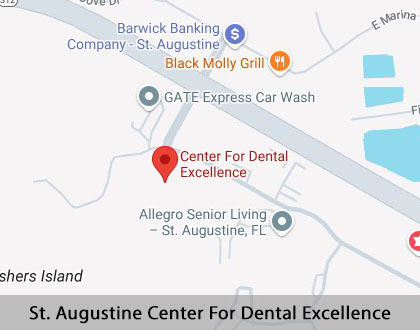 Map image for Invisalign for Teens in St. Augustine, FL